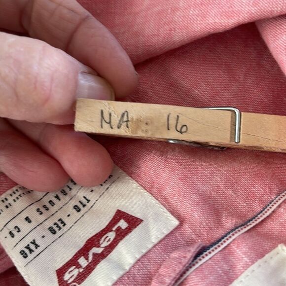 Levis Pink Button down Shirt XXL - Picture 8 of 8